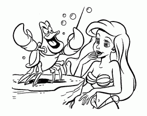 La Petite Sirène : Ariel et le homard