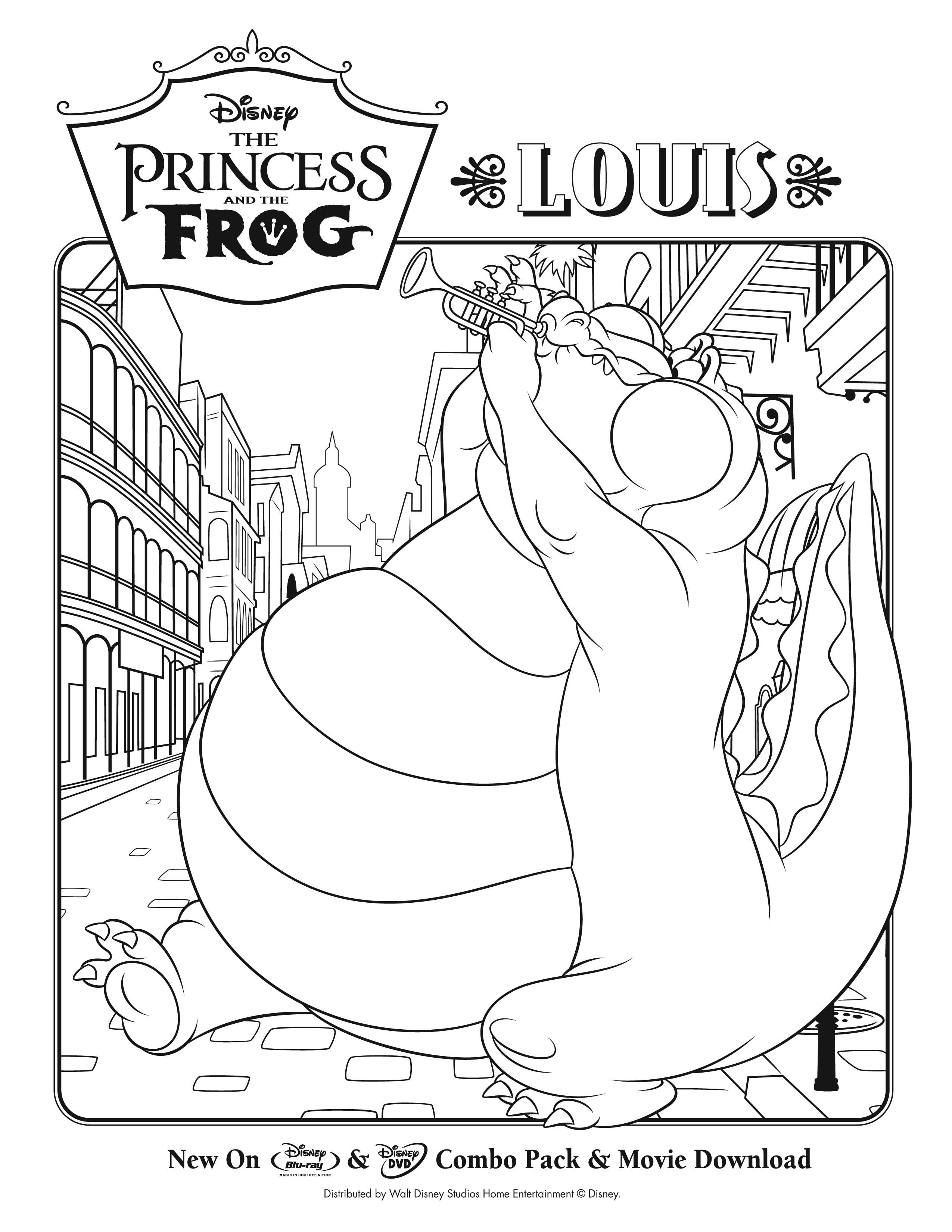 Coloriage La Princesse et la Grenouille Princess grenouille 7 Imprimer
