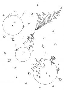 Le Petit Prince dans l'espace