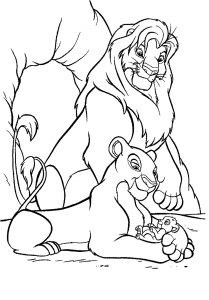 Sarabi, Mufasa et Simba
