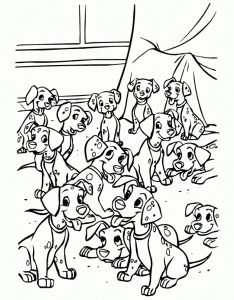Image de Les 101 Dalmatiens à télécharger et colorier