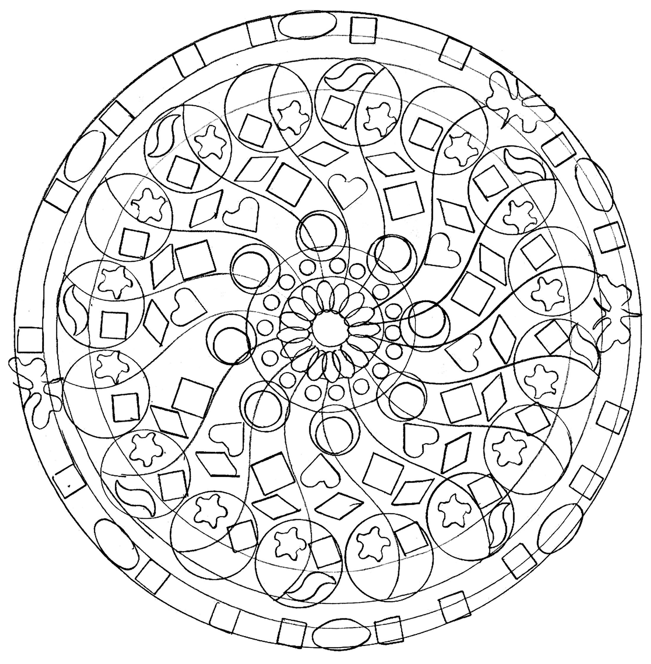 Mandala Papillons Coloriage Mandalas Coloriages Pour Enfants