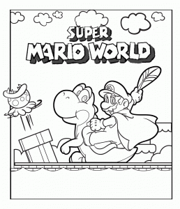 Coloriage Super Mario Coloriages Pour Enfants