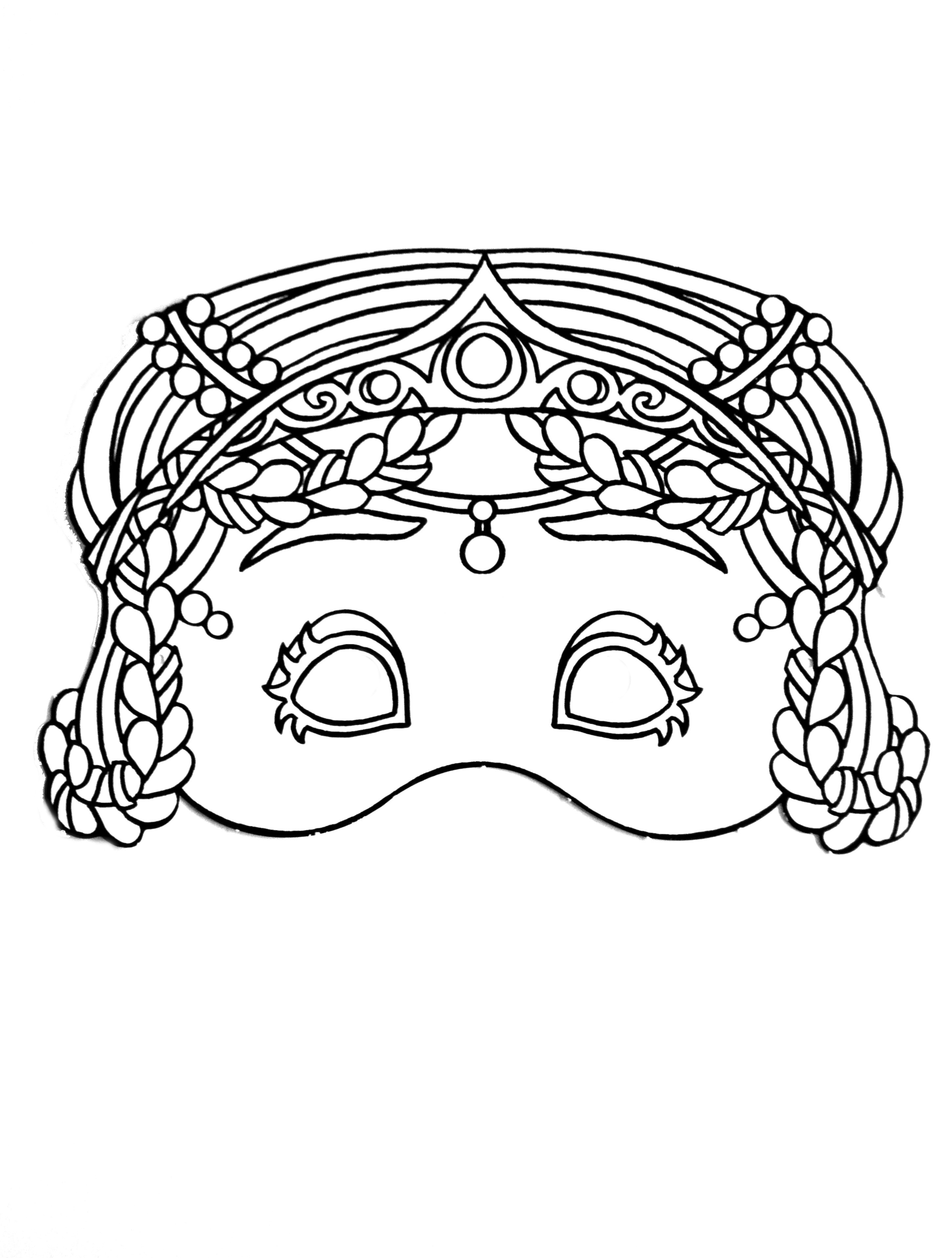 Masque De Carnaval A Colorier Coloriage De Masques Coloriages Pour Enfants