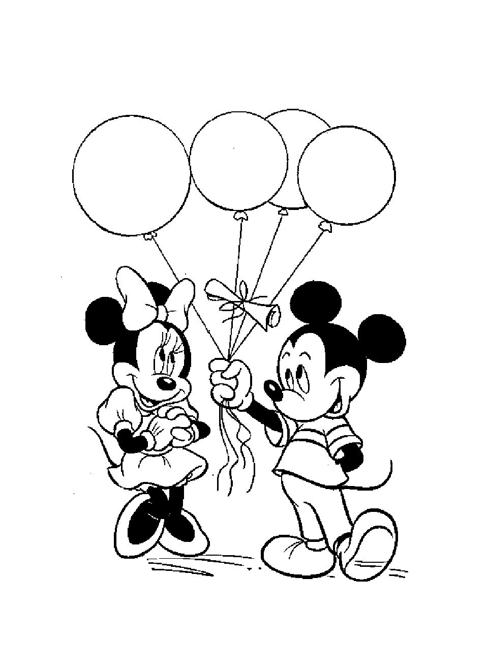 Coloriage Mickey Et Ses Amis Coloriages Pour Enfants