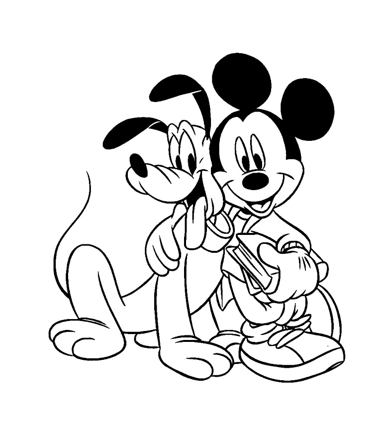 Coloriage Mickey Et Ses Amis Coloriages Pour Enfants