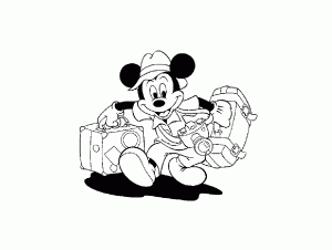 Mickey a fait ses valises