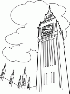Big Ben vu d'en bas (Londres)