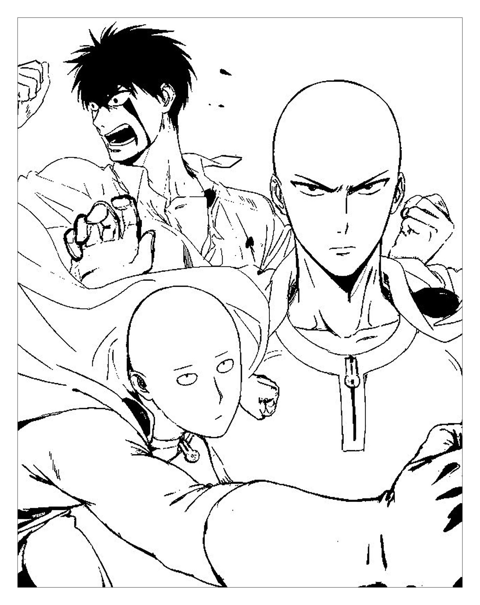 Dessin De One Punch Man