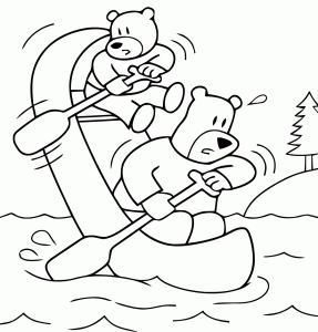 Coloriage oursons 2