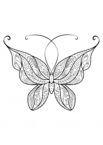 Image de Papillons à télécharger et colorier