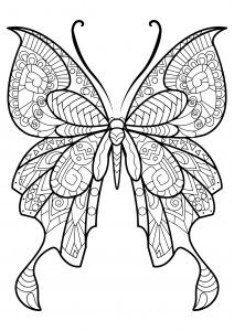 Coloriage de Papillons pour enfants
