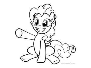 Dessin de Petit poney gratuit à télécharger et colorier