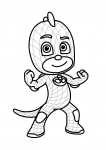Pyjamasques  (PJ Masks) : un des personnages à colorier