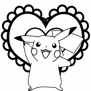 coloriage-pokemon-pikachu-coeur