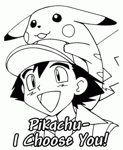 coloriage-pokemon-pikachu-sacha