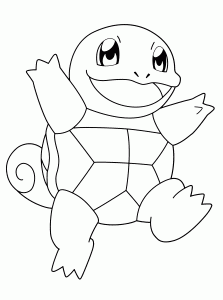 coloriage-pokemon-tortue