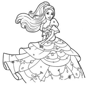 Image de Princesse à imprimer et colorier