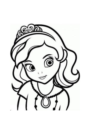 Dessin De Princesse Sofia Disney Gratuit A Imprimer Et Colorier Coloriage Princesse Sofia Disney Coloriages Pour Enfants