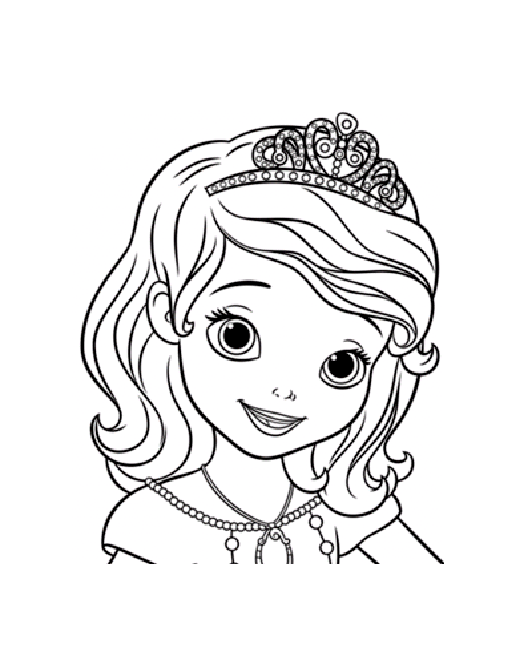 Princesse sofia disney 7 - Coloriage Princesse Sofia (Disney) - Coloriages pour enfants