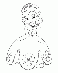 Image de Princesse Sofia (Disney) à imprimer et colorier