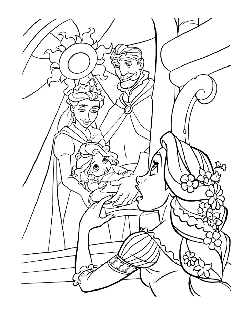 image=raiponce coloriage raiponce parents 2