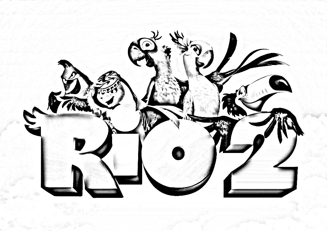 Coloriage Rio 2 Rio 2 Imprimer
