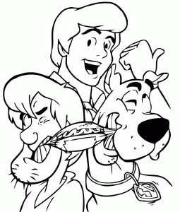 Image de Scooby doo à télécharger et colorier