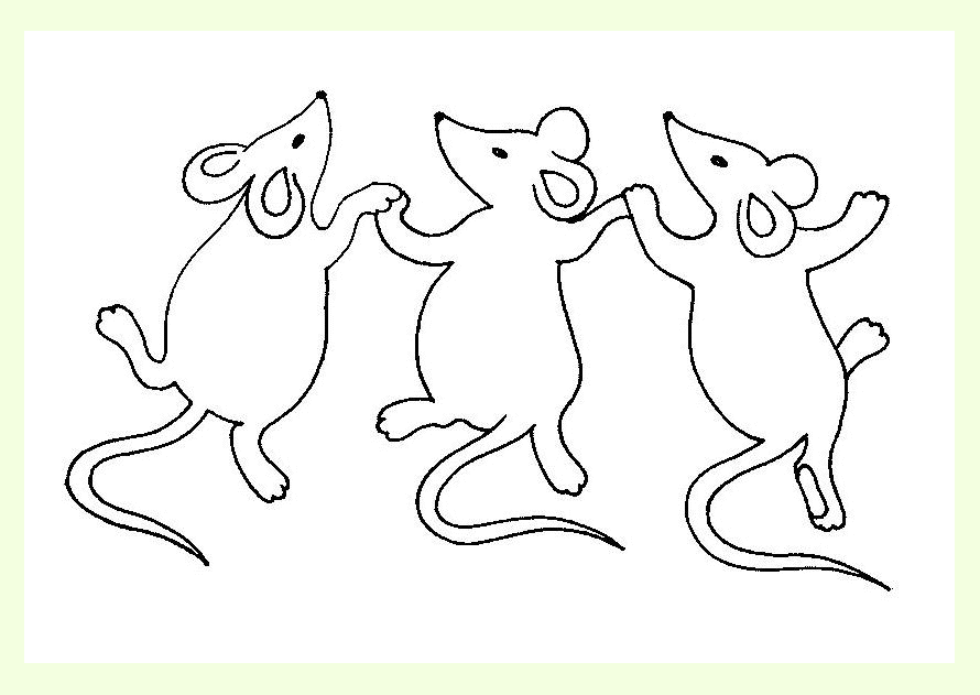 Coloriage de souris pour enfants - Coloriage de souris - Coloriages pour enfants