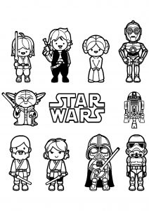 Petits personnages Star Wars