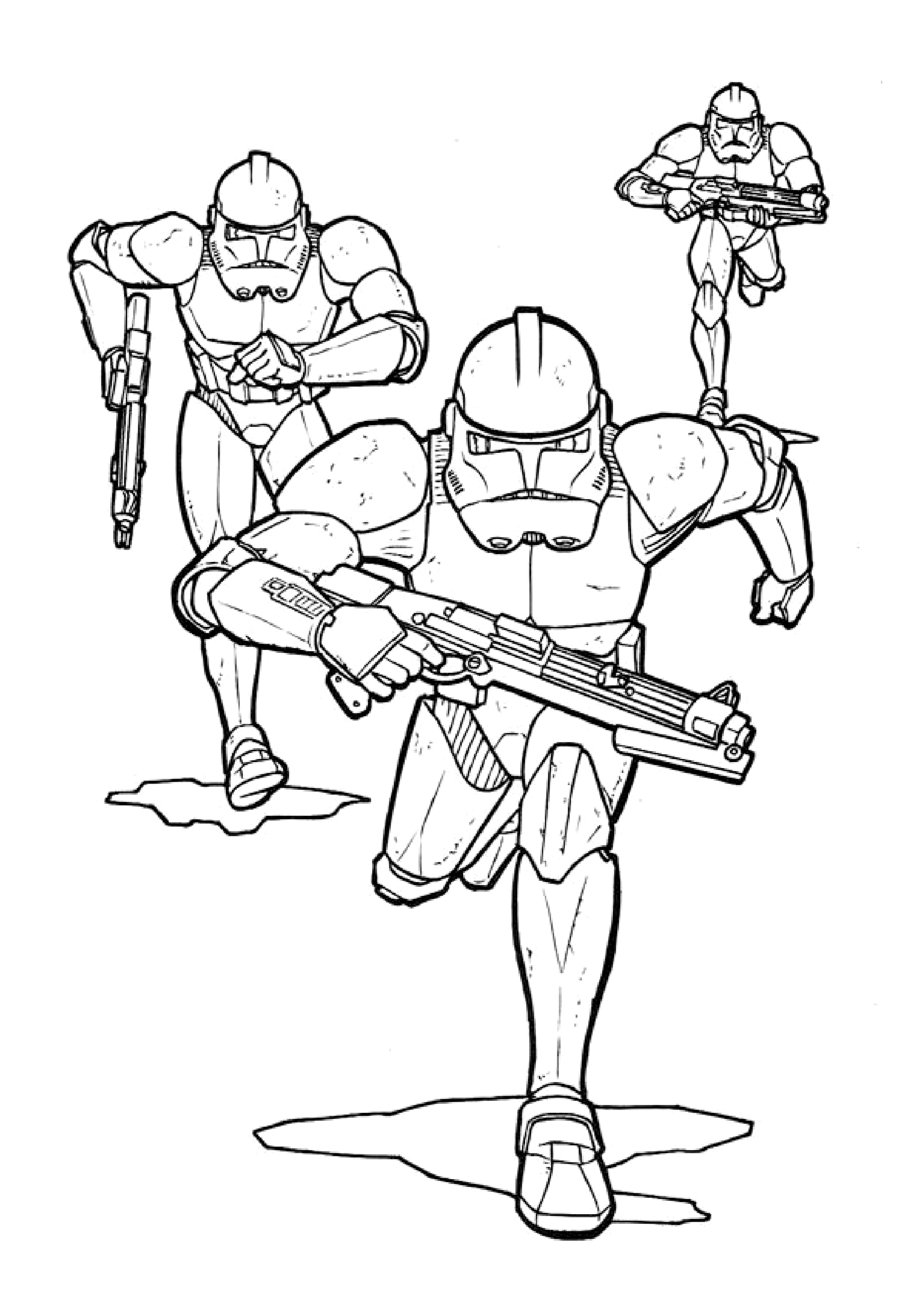 coloriage star wars storm troopers 4
