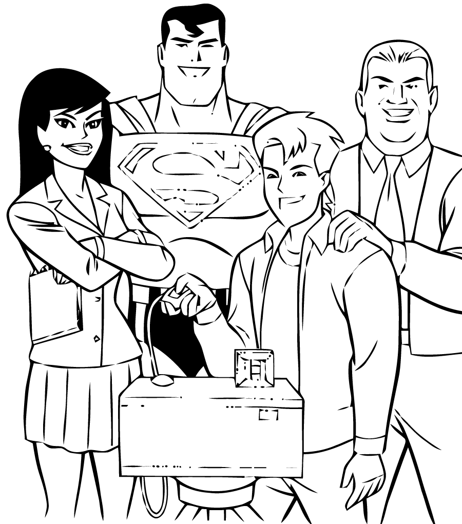 Personnages tirés du Comic Superman