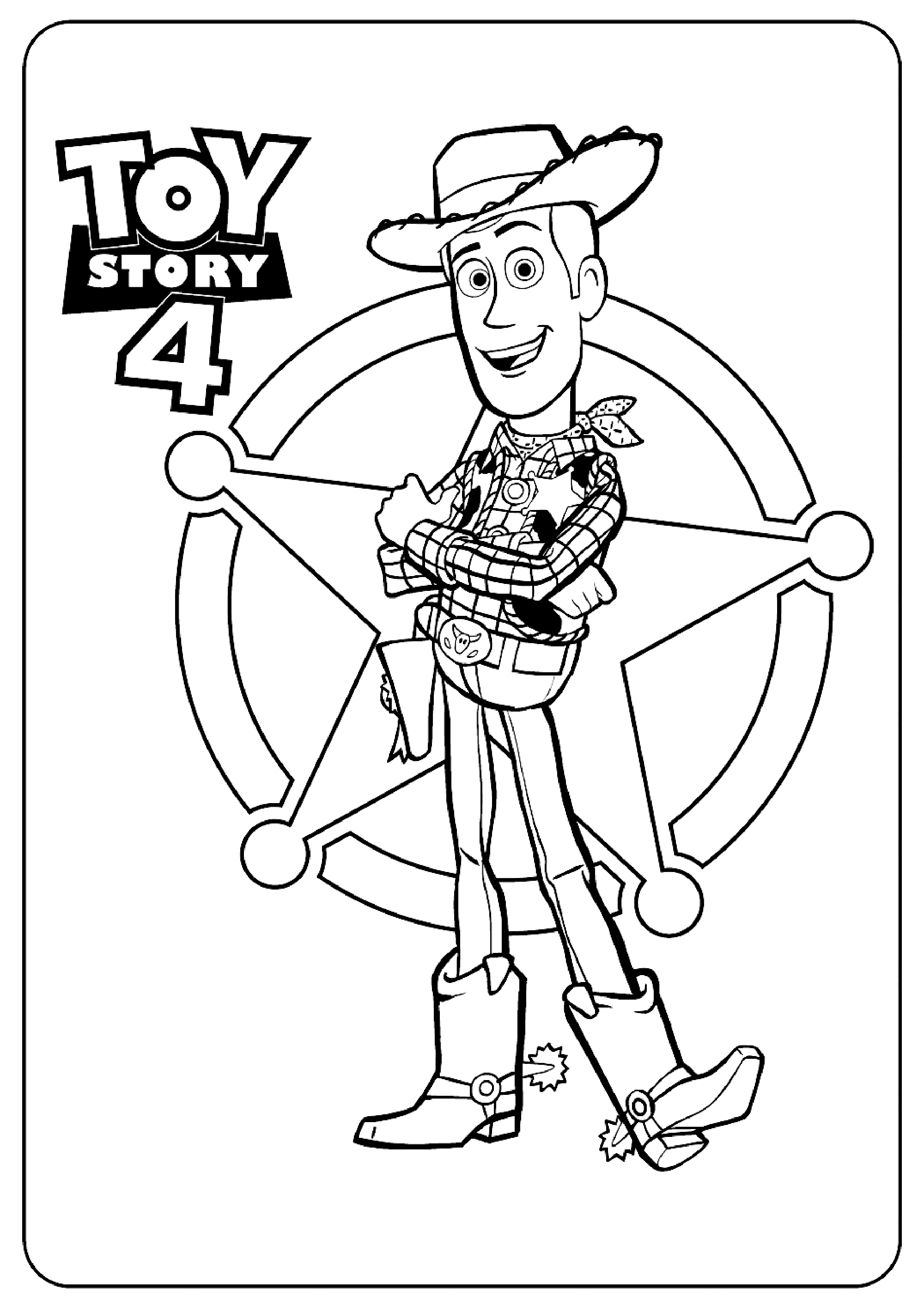 Woody Coloriage De Toy Story 4 Imprimer Gratuitement Coloriage Toy Story 4 Pour Enfants