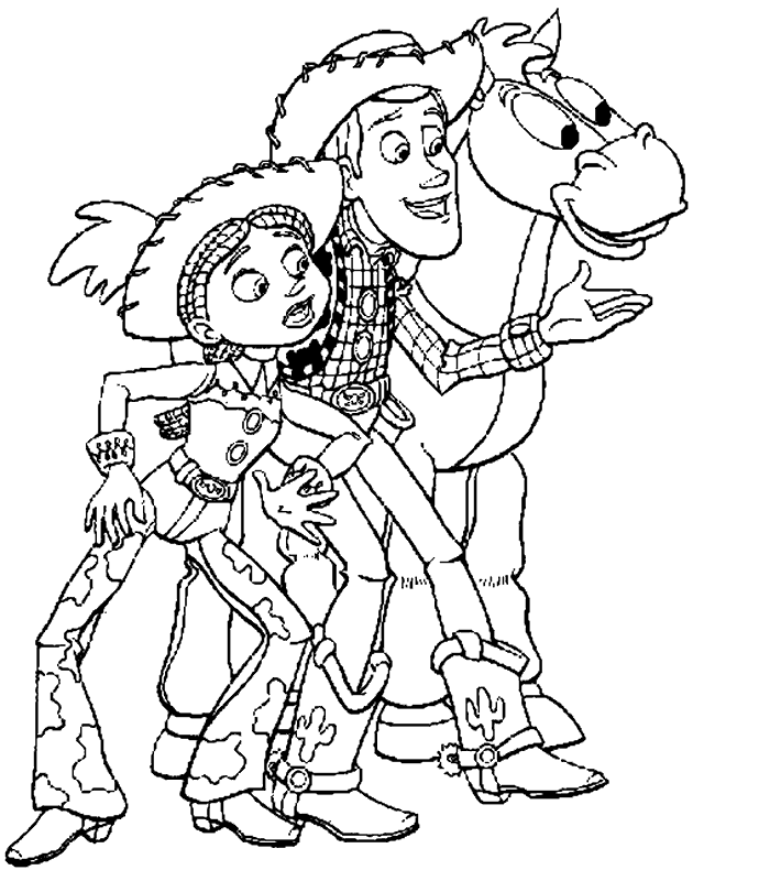Woody avec Jessi et leur cheval