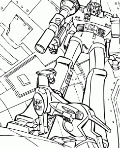 Image de Transformers à imprimer et colorier