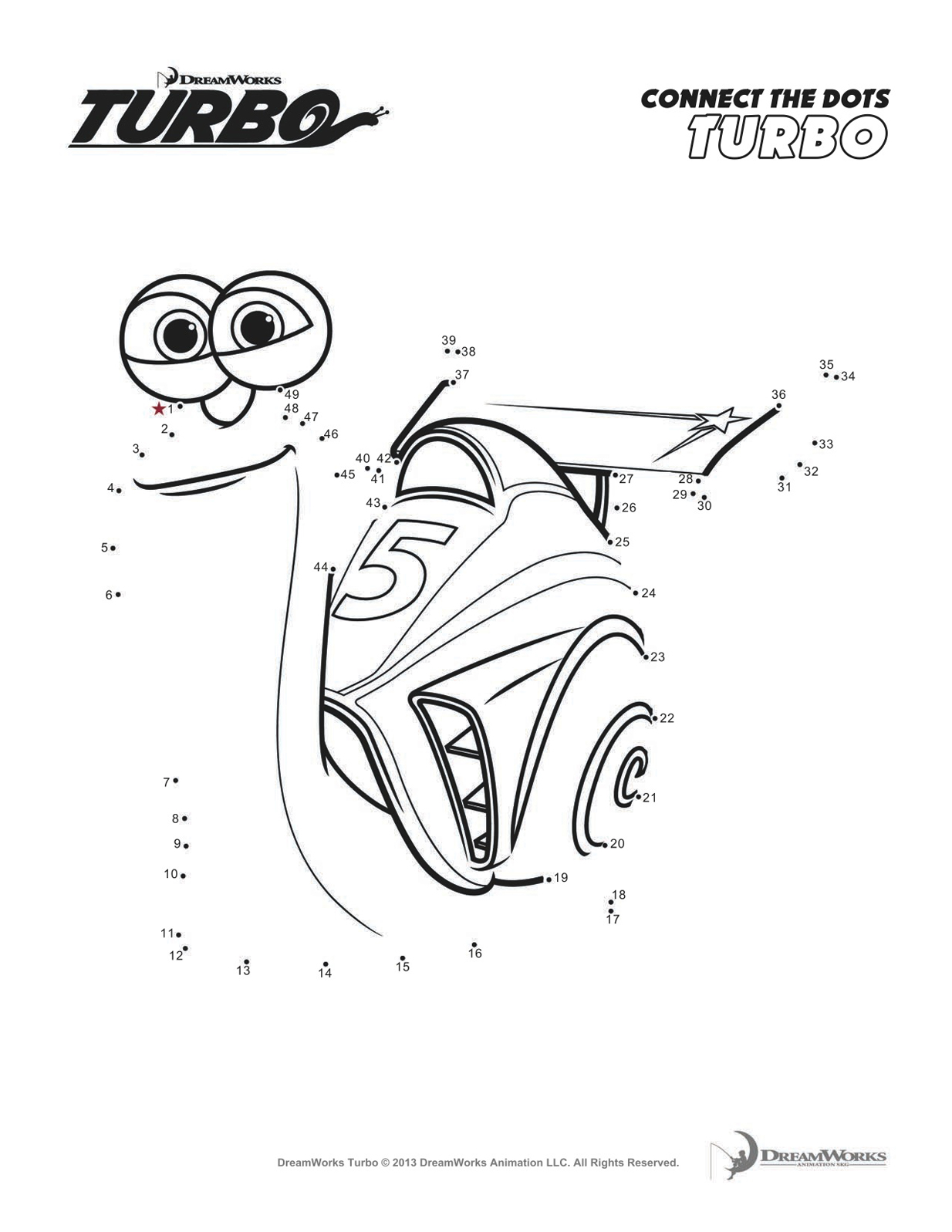 coloriage turbo escargot 8 free to print