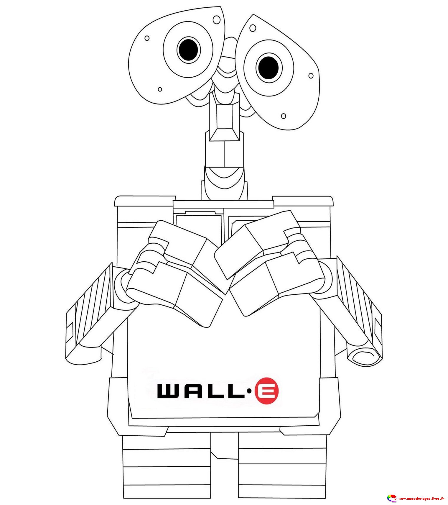 Image de Wall-E à imprimer et colorier
