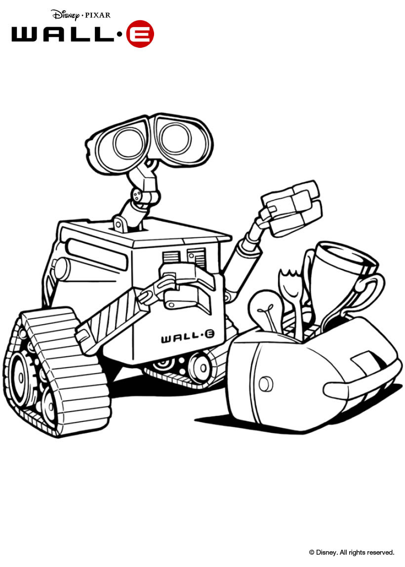 Wall-E un robot chargé du tri des déchets