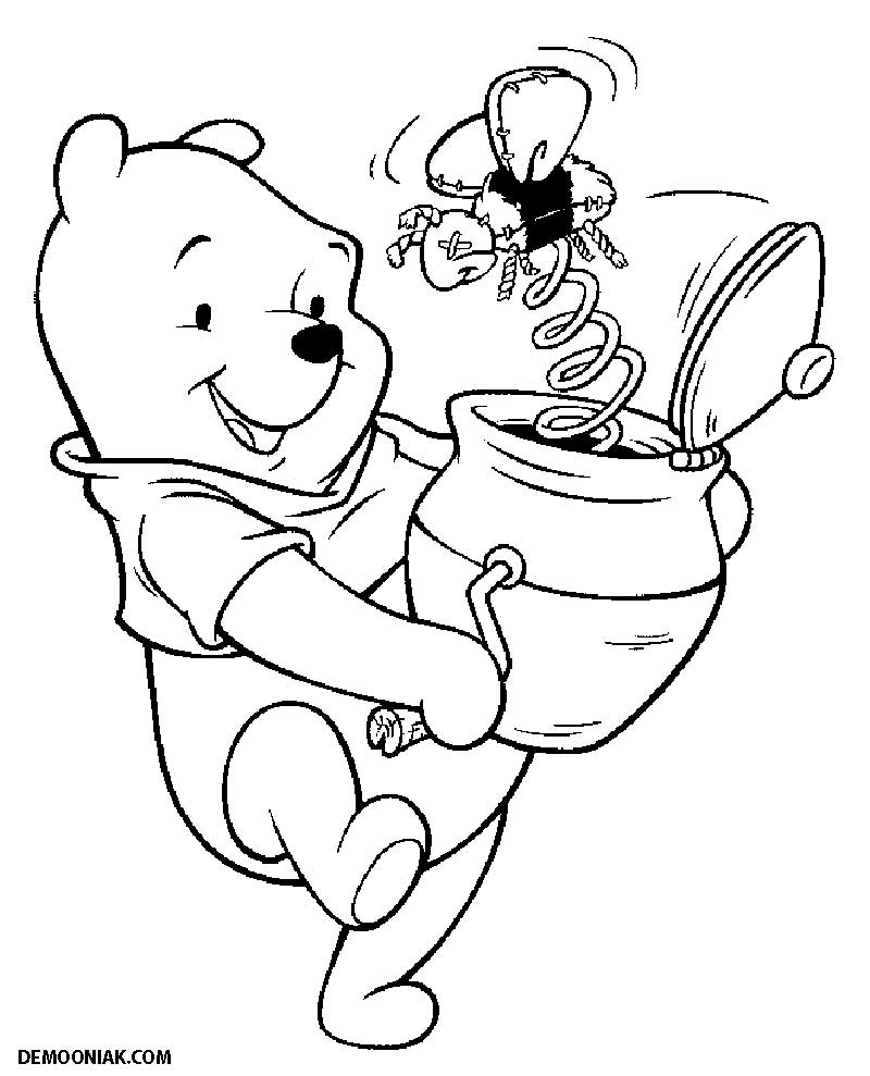 coloriage winnie 3 free to print