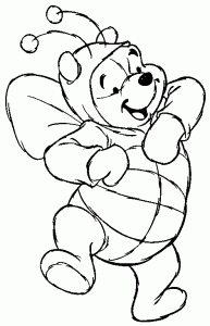 Image de Winnie l'ourson à imprimer et colorier
